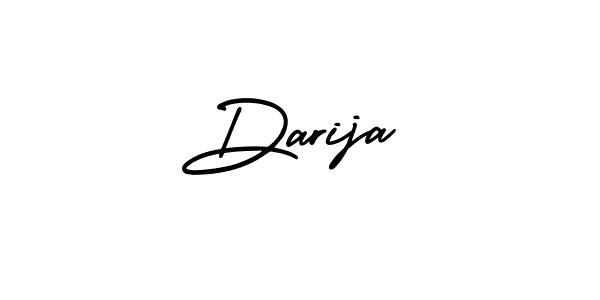 Design your own signature with our free online signature maker. With this signature software, you can create a handwritten (AmerikaSignatureDemo-Regular) signature for name Darija. Darija signature style 3 images and pictures png