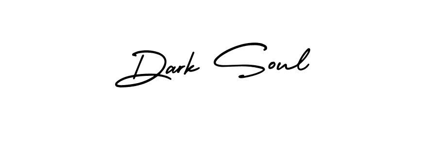 Make a beautiful signature design for name Dark Soul. With this signature (AmerikaSignatureDemo-Regular) style, you can create a handwritten signature for free. Dark Soul signature style 3 images and pictures png