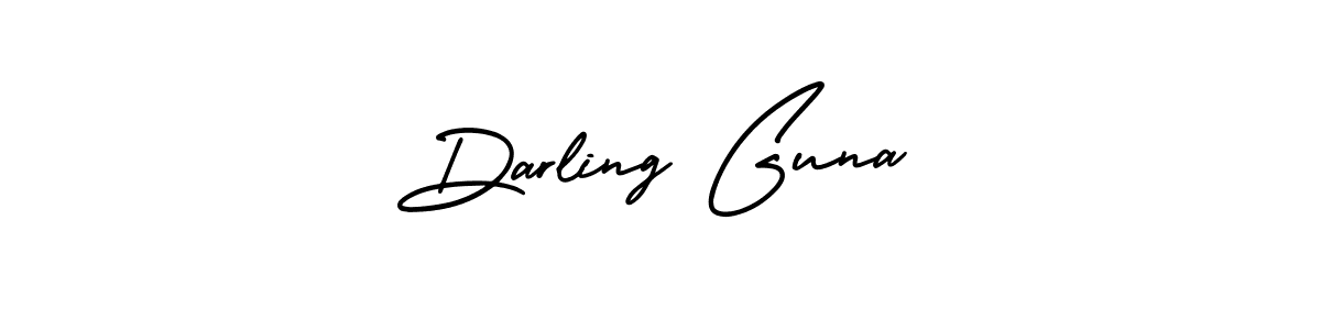 Make a beautiful signature design for name Darling Guna. Use this online signature maker to create a handwritten signature for free. Darling Guna signature style 3 images and pictures png