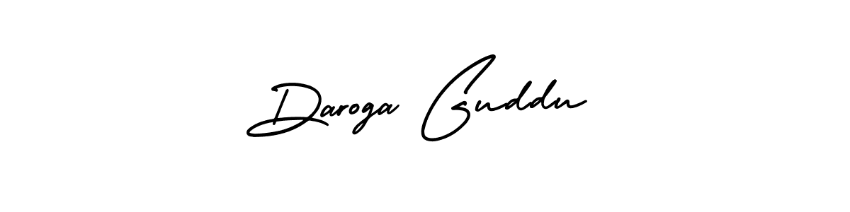 How to make Daroga Guddu signature? AmerikaSignatureDemo-Regular is a professional autograph style. Create handwritten signature for Daroga Guddu name. Daroga Guddu signature style 3 images and pictures png