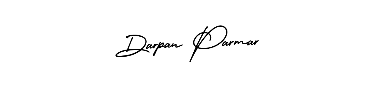 Design your own signature with our free online signature maker. With this signature software, you can create a handwritten (AmerikaSignatureDemo-Regular) signature for name Darpan Parmar. Darpan Parmar signature style 3 images and pictures png