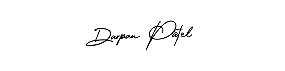 Make a beautiful signature design for name Darpan Patel. Use this online signature maker to create a handwritten signature for free. Darpan Patel signature style 3 images and pictures png