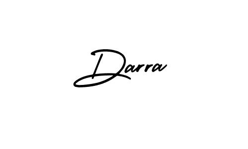 You should practise on your own different ways (AmerikaSignatureDemo-Regular) to write your name (Darra) in signature. don't let someone else do it for you. Darra signature style 3 images and pictures png