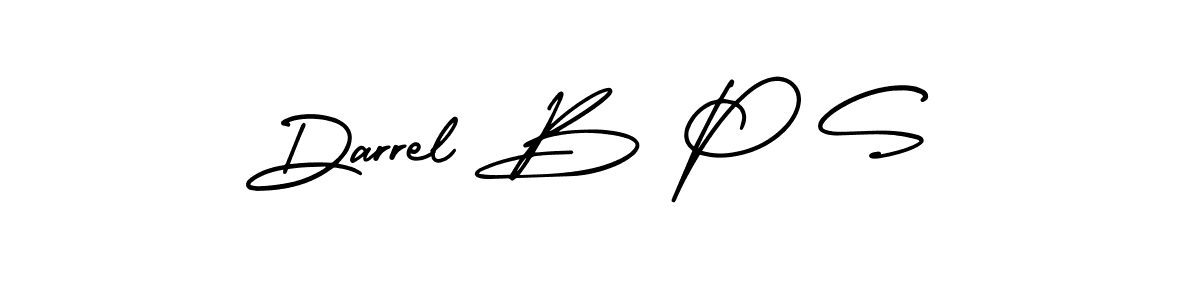 Also we have Darrel B P S name is the best signature style. Create professional handwritten signature collection using AmerikaSignatureDemo-Regular autograph style. Darrel B P S signature style 3 images and pictures png