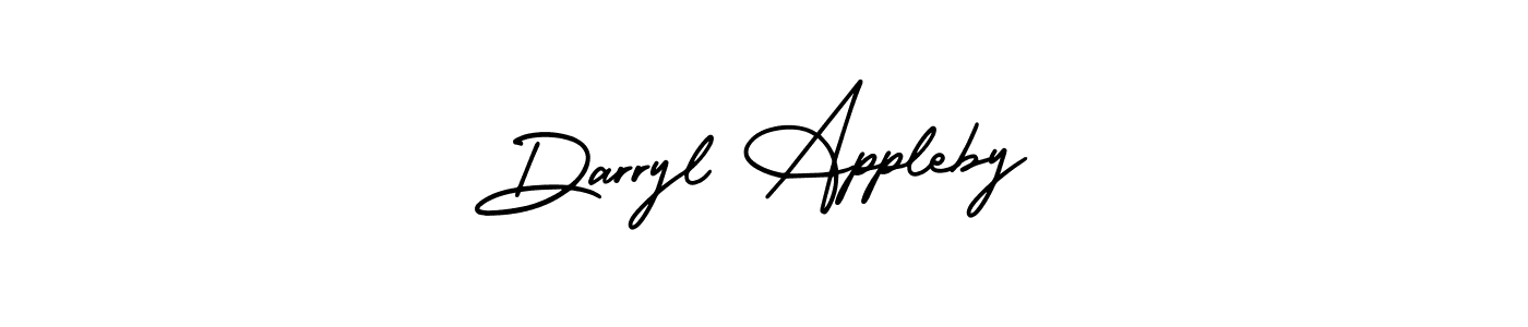 Use a signature maker to create a handwritten signature online. With this signature software, you can design (AmerikaSignatureDemo-Regular) your own signature for name Darryl Appleby. Darryl Appleby signature style 3 images and pictures png