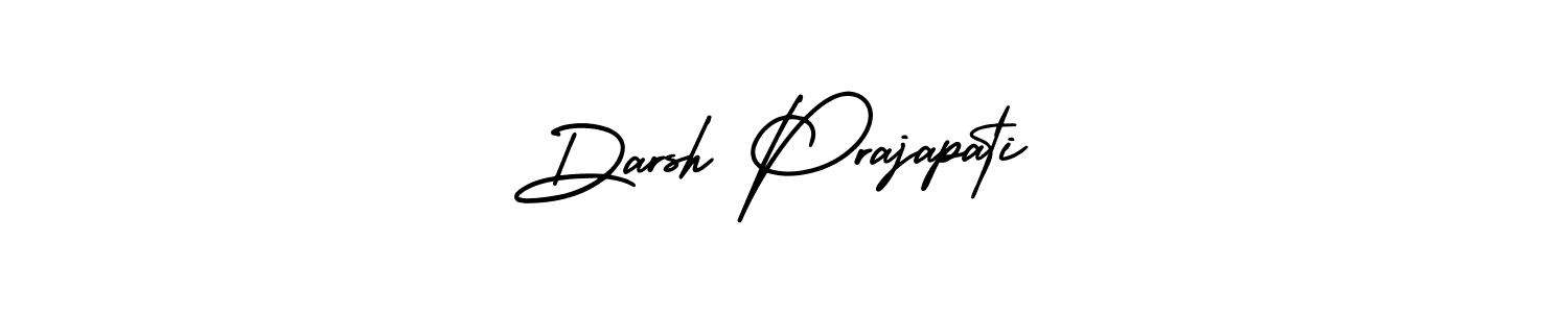 AmerikaSignatureDemo-Regular is a professional signature style that is perfect for those who want to add a touch of class to their signature. It is also a great choice for those who want to make their signature more unique. Get Darsh Prajapati name to fancy signature for free. Darsh Prajapati signature style 3 images and pictures png