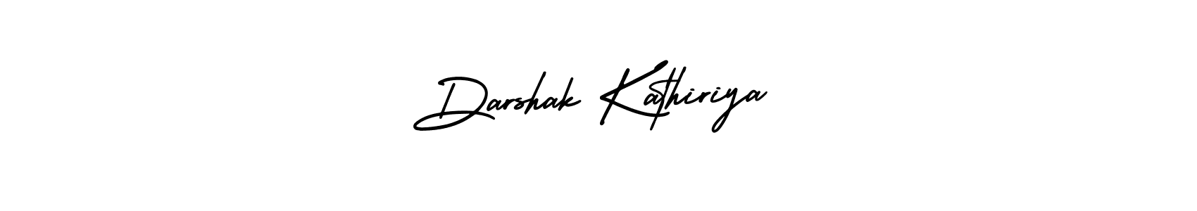Also we have Darshak Kathiriya name is the best signature style. Create professional handwritten signature collection using AmerikaSignatureDemo-Regular autograph style. Darshak Kathiriya signature style 3 images and pictures png