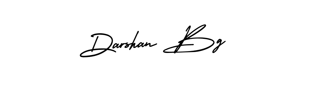 You should practise on your own different ways (AmerikaSignatureDemo-Regular) to write your name (Darshan Bg) in signature. don't let someone else do it for you. Darshan Bg signature style 3 images and pictures png