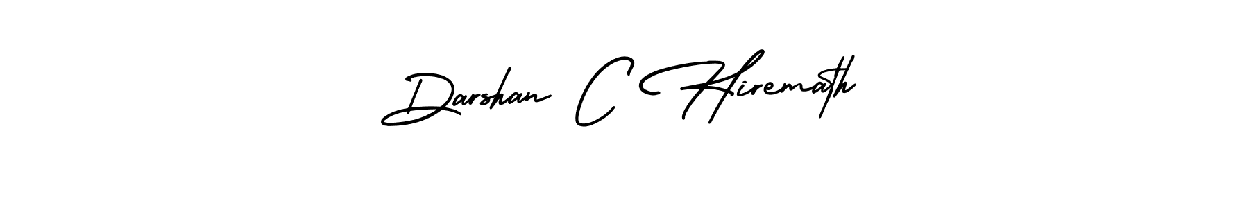 It looks lik you need a new signature style for name Darshan C Hiremath. Design unique handwritten (AmerikaSignatureDemo-Regular) signature with our free signature maker in just a few clicks. Darshan C Hiremath signature style 3 images and pictures png
