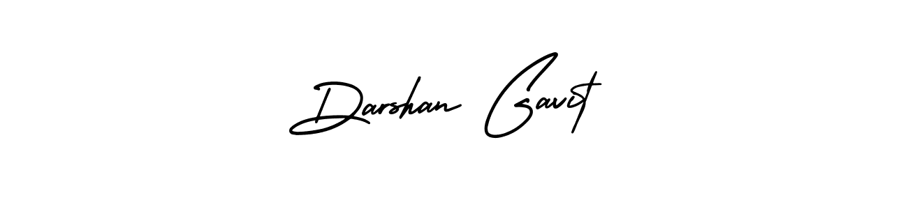 You should practise on your own different ways (AmerikaSignatureDemo-Regular) to write your name (Darshan Gavit) in signature. don't let someone else do it for you. Darshan Gavit signature style 3 images and pictures png