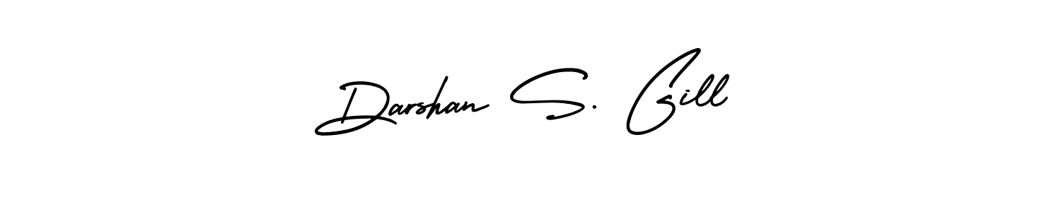 Make a beautiful signature design for name Darshan S. Gill. With this signature (AmerikaSignatureDemo-Regular) style, you can create a handwritten signature for free. Darshan S. Gill signature style 3 images and pictures png