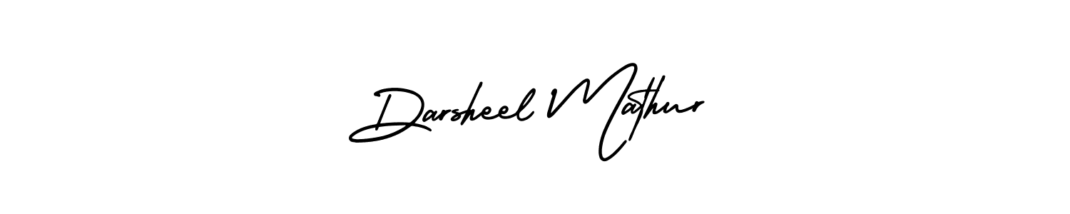 How to Draw Darsheel Mathur signature style? AmerikaSignatureDemo-Regular is a latest design signature styles for name Darsheel Mathur. Darsheel Mathur signature style 3 images and pictures png