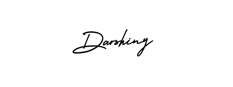 How to make Darshiny signature? AmerikaSignatureDemo-Regular is a professional autograph style. Create handwritten signature for Darshiny name. Darshiny signature style 3 images and pictures png