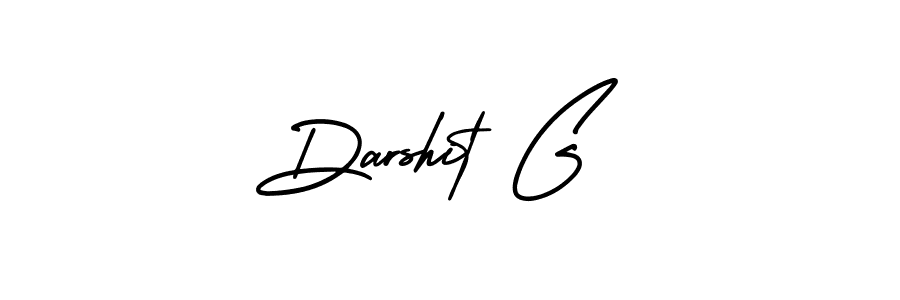 Also You can easily find your signature by using the search form. We will create Darshit G name handwritten signature images for you free of cost using AmerikaSignatureDemo-Regular sign style. Darshit G signature style 3 images and pictures png