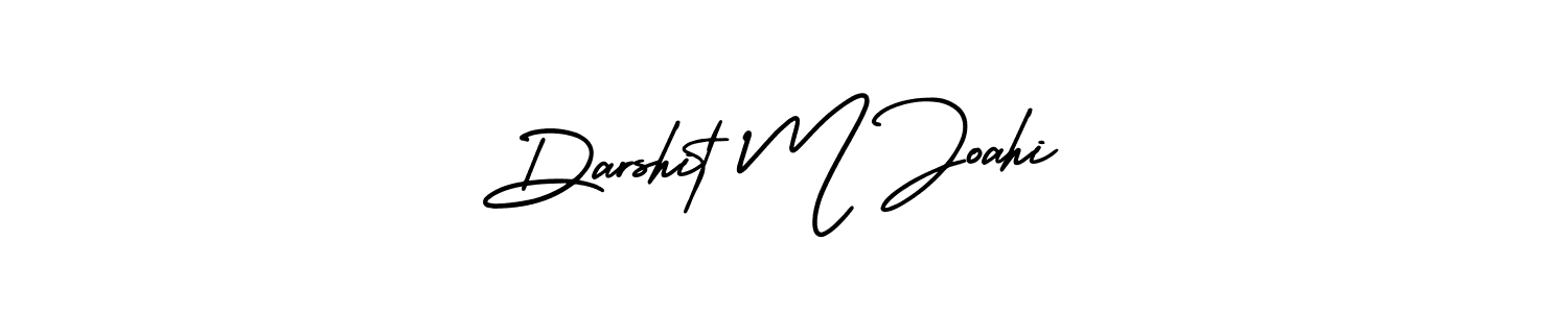 Create a beautiful signature design for name Darshit M Joahi. With this signature (AmerikaSignatureDemo-Regular) fonts, you can make a handwritten signature for free. Darshit M Joahi signature style 3 images and pictures png