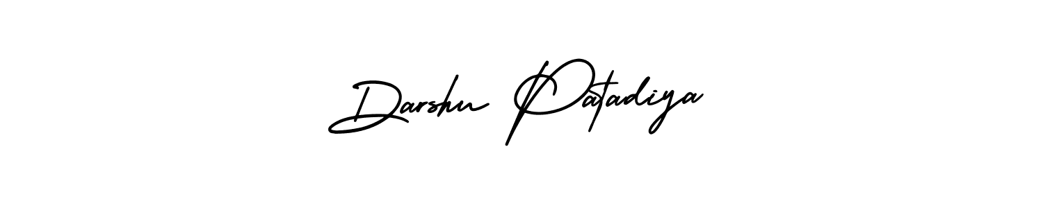 Best and Professional Signature Style for Darshu Patadiya. AmerikaSignatureDemo-Regular Best Signature Style Collection. Darshu Patadiya signature style 3 images and pictures png