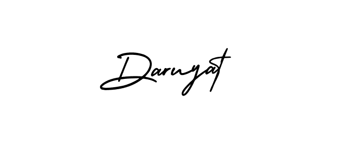 Similarly AmerikaSignatureDemo-Regular is the best handwritten signature design. Signature creator online .You can use it as an online autograph creator for name Daruyat. Daruyat signature style 3 images and pictures png