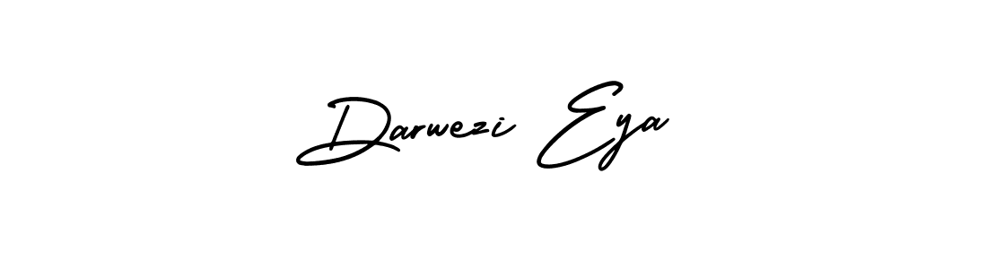 Make a short Darwezi Eya signature style. Manage your documents anywhere anytime using AmerikaSignatureDemo-Regular. Create and add eSignatures, submit forms, share and send files easily. Darwezi Eya signature style 3 images and pictures png