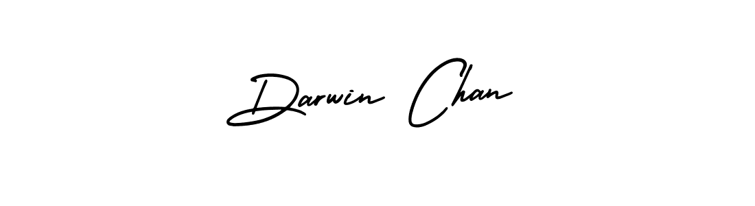 Darwin Chan stylish signature style. Best Handwritten Sign (AmerikaSignatureDemo-Regular) for my name. Handwritten Signature Collection Ideas for my name Darwin Chan. Darwin Chan signature style 3 images and pictures png