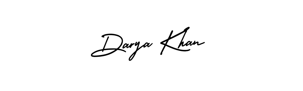 Design your own signature with our free online signature maker. With this signature software, you can create a handwritten (AmerikaSignatureDemo-Regular) signature for name Darya Khan. Darya Khan signature style 3 images and pictures png