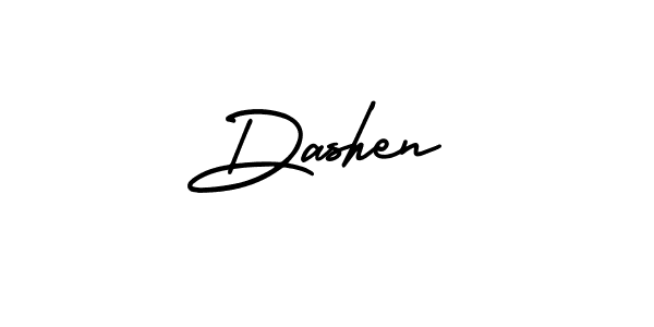 Make a beautiful signature design for name Dashen. With this signature (AmerikaSignatureDemo-Regular) style, you can create a handwritten signature for free. Dashen signature style 3 images and pictures png