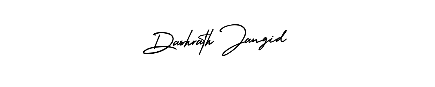 if you are searching for the best signature style for your name Dashrath Jangid. so please give up your signature search. here we have designed multiple signature styles  using AmerikaSignatureDemo-Regular. Dashrath Jangid signature style 3 images and pictures png