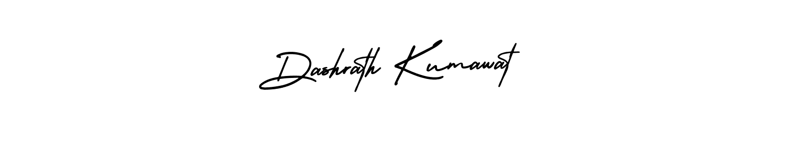 How to Draw Dashrath Kumawat signature style? AmerikaSignatureDemo-Regular is a latest design signature styles for name Dashrath Kumawat. Dashrath Kumawat signature style 3 images and pictures png