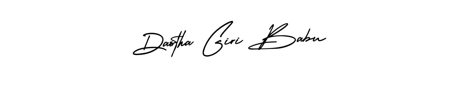 Make a short Dastha Giri Babu signature style. Manage your documents anywhere anytime using AmerikaSignatureDemo-Regular. Create and add eSignatures, submit forms, share and send files easily. Dastha Giri Babu signature style 3 images and pictures png