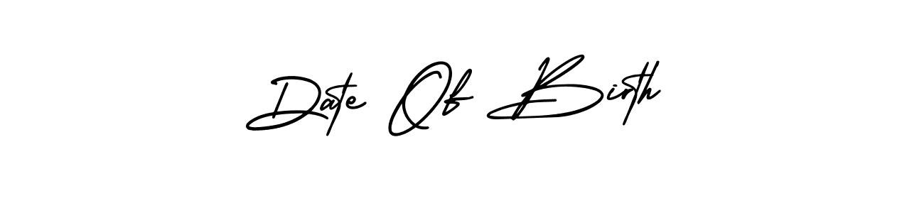 Design your own signature with our free online signature maker. With this signature software, you can create a handwritten (AmerikaSignatureDemo-Regular) signature for name Date Of Birth. Date Of Birth signature style 3 images and pictures png