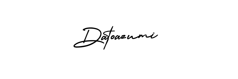 Best and Professional Signature Style for Datoazumi. AmerikaSignatureDemo-Regular Best Signature Style Collection. Datoazumi signature style 3 images and pictures png