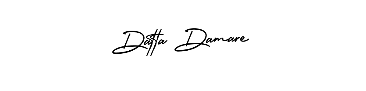 Create a beautiful signature design for name Datta Damare. With this signature (AmerikaSignatureDemo-Regular) fonts, you can make a handwritten signature for free. Datta Damare signature style 3 images and pictures png