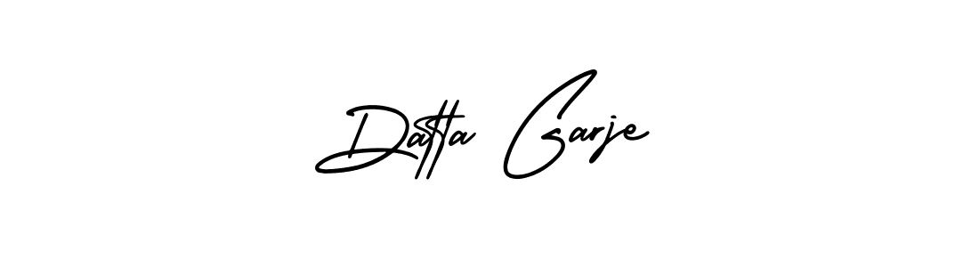 Similarly AmerikaSignatureDemo-Regular is the best handwritten signature design. Signature creator online .You can use it as an online autograph creator for name Datta Garje. Datta Garje signature style 3 images and pictures png