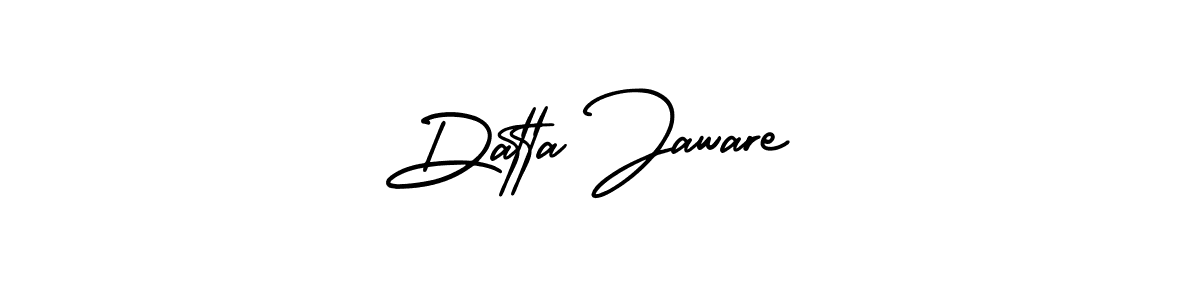 Create a beautiful signature design for name Datta Jaware. With this signature (AmerikaSignatureDemo-Regular) fonts, you can make a handwritten signature for free. Datta Jaware signature style 3 images and pictures png