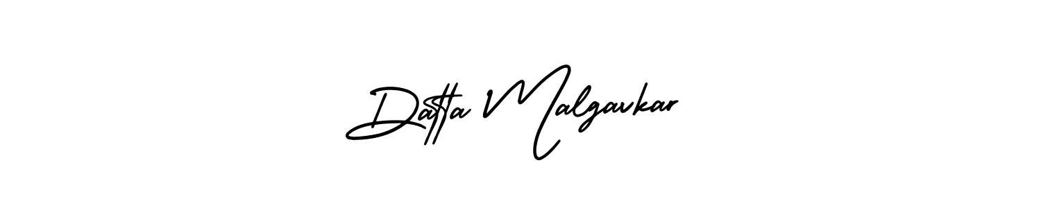 This is the best signature style for the Datta Malgavkar name. Also you like these signature font (AmerikaSignatureDemo-Regular). Mix name signature. Datta Malgavkar signature style 3 images and pictures png