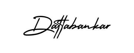 Create a beautiful signature design for name Dattabankar. With this signature (AmerikaSignatureDemo-Regular) fonts, you can make a handwritten signature for free. Dattabankar signature style 3 images and pictures png