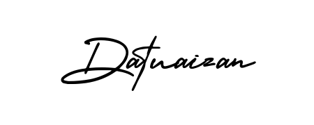The AmerikaSignatureDemo-Regular lettering style adds unique flourish to name Datuaizan. Stand out with a custom digital autograph made in seconds. Datuaizan signature style 3 images and pictures png