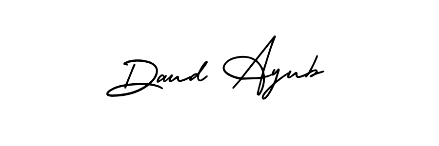 Also You can easily find your signature by using the search form. We will create Daud Ayub name handwritten signature images for you free of cost using AmerikaSignatureDemo-Regular sign style. Daud Ayub signature style 3 images and pictures png
