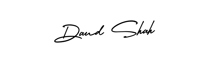 How to make Daud Shah name signature. Use AmerikaSignatureDemo-Regular style for creating short signs online. This is the latest handwritten sign. Daud Shah signature style 3 images and pictures png