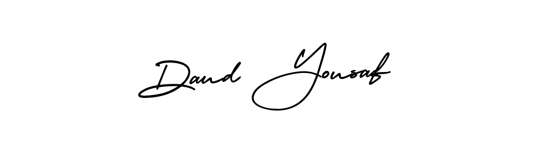 Also You can easily find your signature by using the search form. We will create Daud Yousaf name handwritten signature images for you free of cost using AmerikaSignatureDemo-Regular sign style. Daud Yousaf signature style 3 images and pictures png