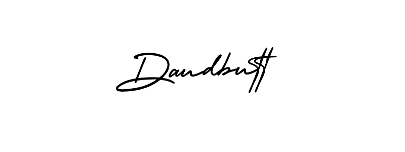 Create a beautiful signature design for name Daudbutt. With this signature (AmerikaSignatureDemo-Regular) fonts, you can make a handwritten signature for free. Daudbutt signature style 3 images and pictures png