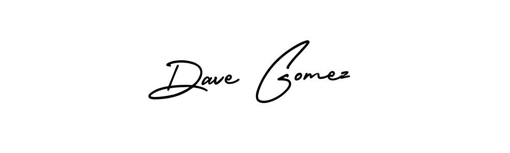 Dave Gomez stylish signature style. Best Handwritten Sign (AmerikaSignatureDemo-Regular) for my name. Handwritten Signature Collection Ideas for my name Dave Gomez. Dave Gomez signature style 3 images and pictures png