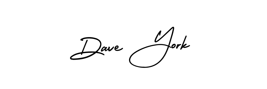 Design your own signature with our free online signature maker. With this signature software, you can create a handwritten (AmerikaSignatureDemo-Regular) signature for name Dave York. Dave York signature style 3 images and pictures png