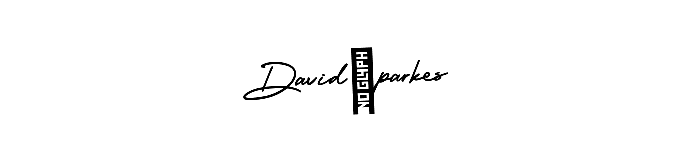 The best way (AmerikaSignatureDemo-Regular) to make a short signature is to pick only two or three words in your name. The name David parkes include a total of six letters. For converting this name. David parkes signature style 3 images and pictures png