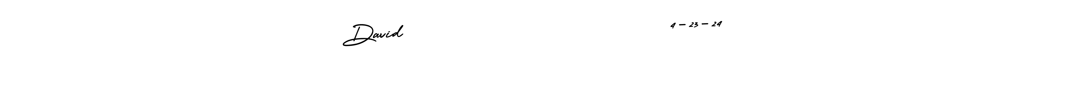 You can use this online signature creator to create a handwritten signature for the name David                         4-23-24. This is the best online autograph maker. David                         4-23-24 signature style 3 images and pictures png
