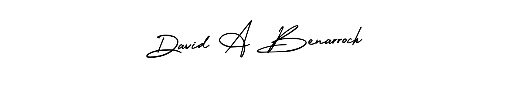 Check out images of Autograph of David A Benarroch name. Actor David A Benarroch Signature Style. AmerikaSignatureDemo-Regular is a professional sign style online. David A Benarroch signature style 3 images and pictures png