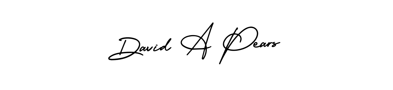 How to make David A Pears signature? AmerikaSignatureDemo-Regular is a professional autograph style. Create handwritten signature for David A Pears name. David A Pears signature style 3 images and pictures png
