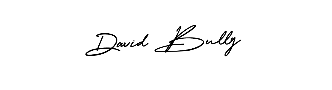 David Bully stylish signature style. Best Handwritten Sign (AmerikaSignatureDemo-Regular) for my name. Handwritten Signature Collection Ideas for my name David Bully. David Bully signature style 3 images and pictures png