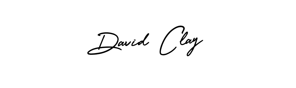 Create a beautiful signature design for name David Clay. With this signature (AmerikaSignatureDemo-Regular) fonts, you can make a handwritten signature for free. David Clay signature style 3 images and pictures png