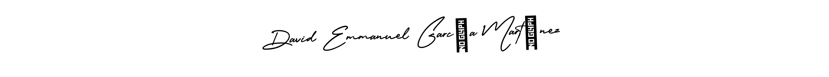 Make a short David Emmanuel García Martínez signature style. Manage your documents anywhere anytime using AmerikaSignatureDemo-Regular. Create and add eSignatures, submit forms, share and send files easily. David Emmanuel García Martínez signature style 3 images and pictures png