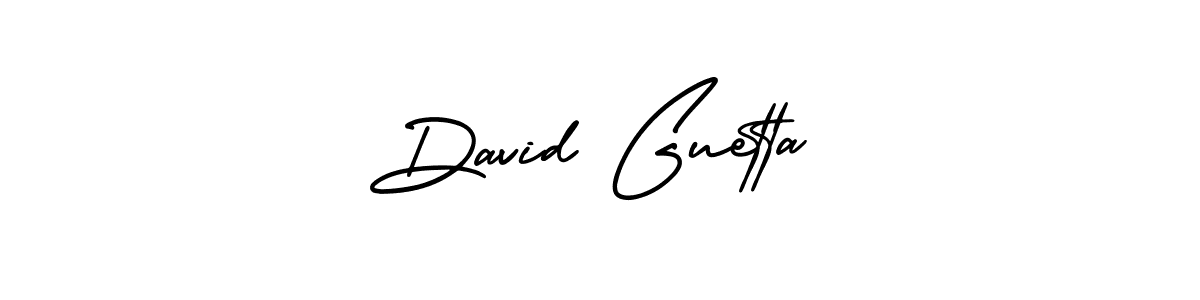 Make a beautiful signature design for name David Guetta. With this signature (AmerikaSignatureDemo-Regular) style, you can create a handwritten signature for free. David Guetta signature style 3 images and pictures png